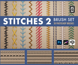 Stitches 2 Brush Set