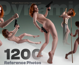 Dynamic Hyper Angel Gungirl Pack – 1200 Action-Loaded Poses
