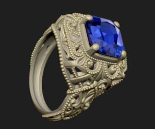 basic royal luxury v1 ring pattern gothic design
