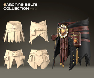 5 Arcane Belts Collection Vol.01