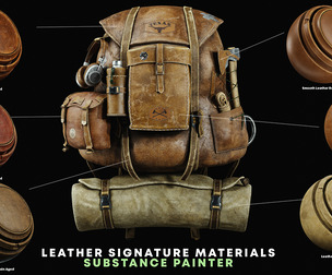 Leather Signature Materials Substance Painter