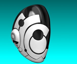 Murderbot Mask 3D Print