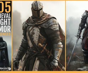 505 medieval knight in armor