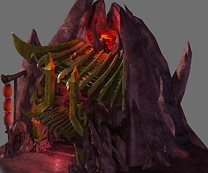 Game model - the house in the volcano