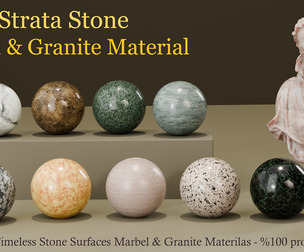 StrataStone – Marble & Granite Material Pack