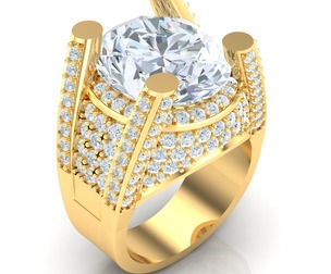 Man Ring Jewelry Ready For Print