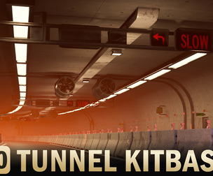 Tunnel Kitbash Vol.11 – 20 Modular Arched Tunnels for Blender