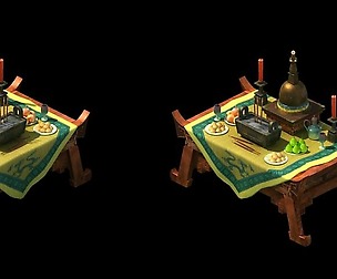 Game Model - altar table