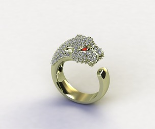 Tiger Penther Ring