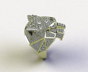 Tiger Penther Ring