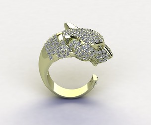 Tiger Penther Ring