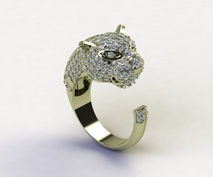 Tiger Penther Ring
