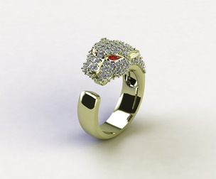 Tiger Penther Ring