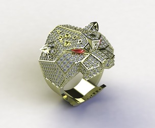 Tiger Penther Ring