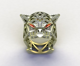 Tiger Penther Ring