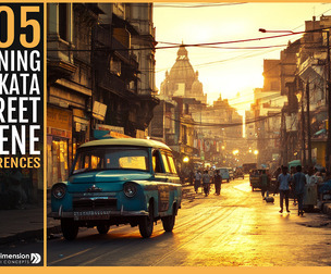 505 Evening Kolkata Street Scene