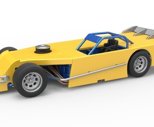 Asphalt Modified stock car Version 5 Scale 1:25