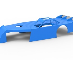 Shell of Asphalt Modified stock car V4 Scale 1:25