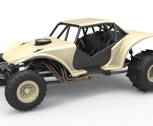 Sand dragster 4x4 Scale 1:25