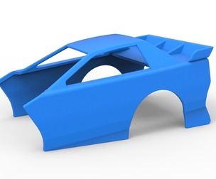 Shell of New Zealand Modified Stock car V2 Scale 1:25