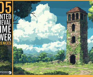 505 Haunted Medieval Anime Tower
