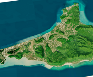 Phu Quoc island full 3D model terrain