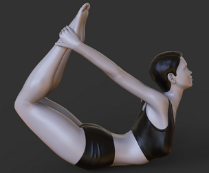 Yoga Pose - Bow Pose - Dhanurasana