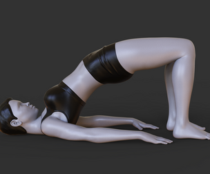 Yoga Pose - Bridge Pose - Setu Bandha Sarvangasana