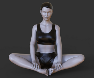 Yoga Pose - Butterfly pose - Baddha Konasana