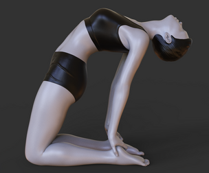 Yoga Pose - Camel Pose