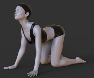 Yoga Pose - Cat Pose - Marjariasana