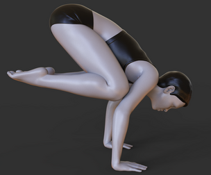 Yoga Pose - Crow pose - Bakasana