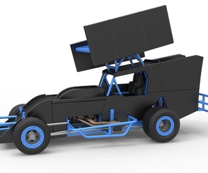 Southern Wing Modified Stock car Scale 1:25