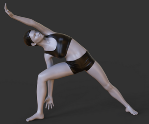 Yoga Pose - Extended Side Angle Pose - Utthita Parsvakonasana