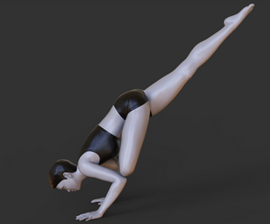 Yoga Pose - Flying crow pose