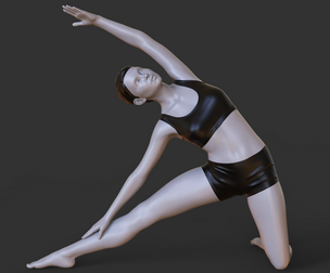 Yoga Pose - Gate Pose - Parighasana
