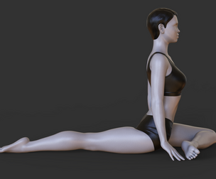 Yoga Pose - Pigeon Pose - Kapotasana