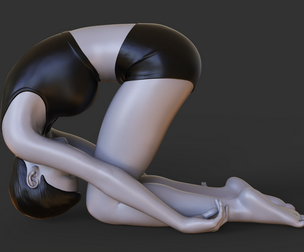 Yoga Pose - Rabbit Pose - Shashankasana