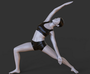 Yoga Pose - Reverse Warrior - Viparita Virabhadrasana