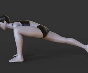 Yoga Pose - Runners Lunge