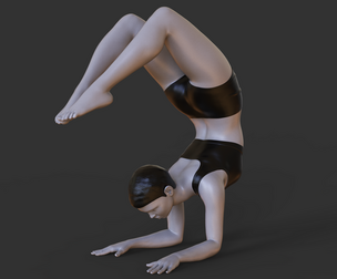 Yoga Pose - Scorpion pose - Vrischikasana
