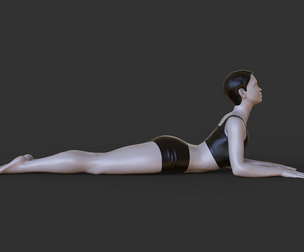 Yoga Pose - Sphinx Pose - Salamba Bhujangasana
