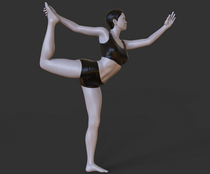 Yoga Pose - Standing bow