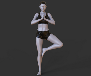Yoga Pose - Tree Pose_Vrksasana