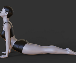Yoga Pose - Upward Facing Dog Pose - Urdhva Mukha Svanasana