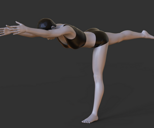 Yoga Pose - Warrior 3 - Virabhadrasana
