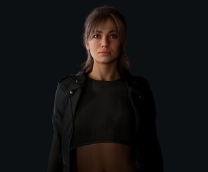 High-Poly Female-Rigged