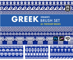 Greek Ornaments Brush Set