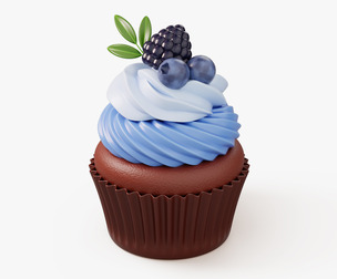 Blueberry Cupcake Dessert