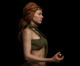 3d Model Aphrodite Rigged